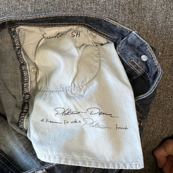 Chico's Women's Platinum Denim
Quartz Jeans Blue Size 0 Short Straight - Picture 6 of 12